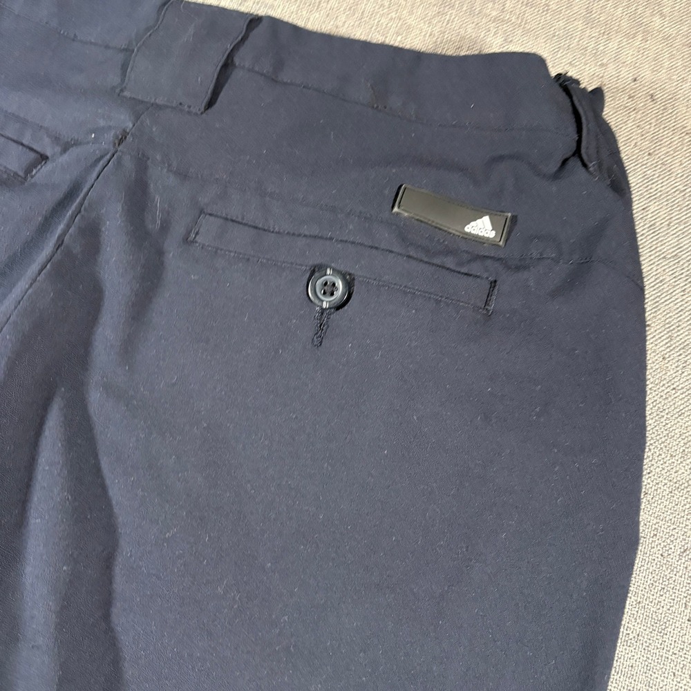Adidas Golf Pants Mens XXL (34x31)‎ xNavy Blue Performance Stretch Flat Front